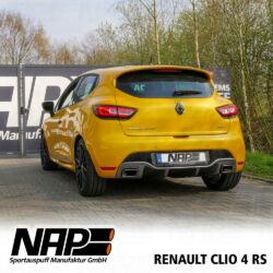 NAP Sportaupuff Renault Clio4 hinten