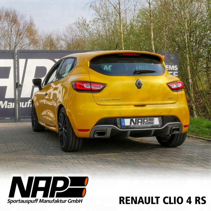 NAP Klappenauspuff Renault Clio 4 R.S.