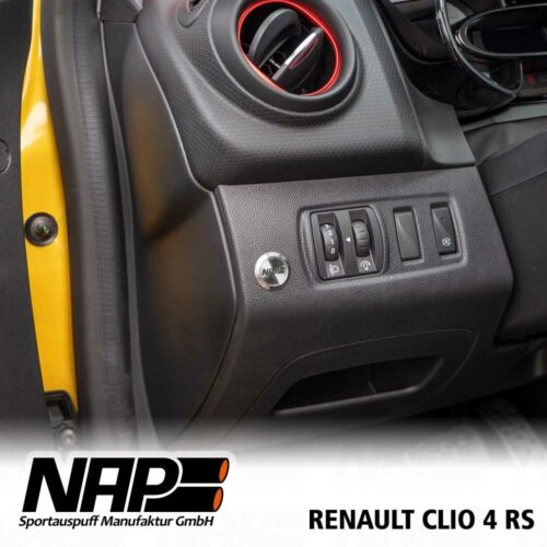 NAP Sportaupuff Renault Clio4 knopf