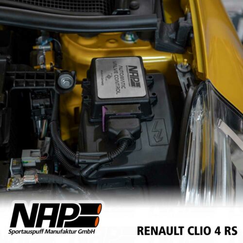 NAP Sportaupuff Renault Clio4 valvecontrol