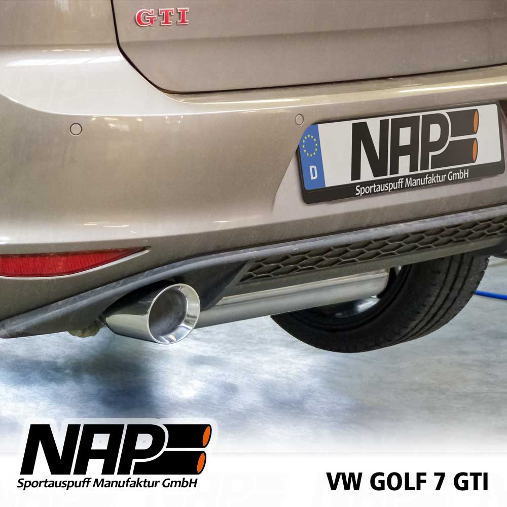 NAP Klappenauspuff VW Golf 7 GTI