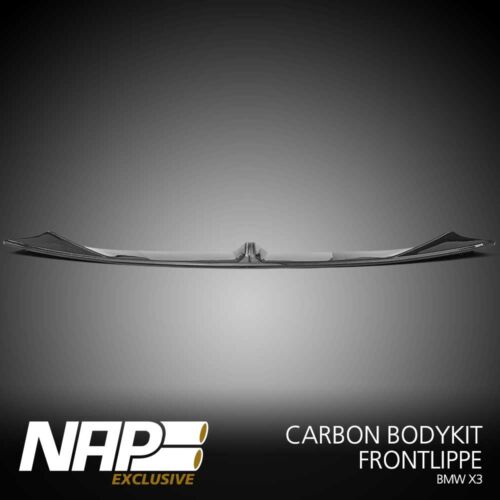 NAP Sportauspuff BMW X3 Exclusive carbon Frontlippe 01