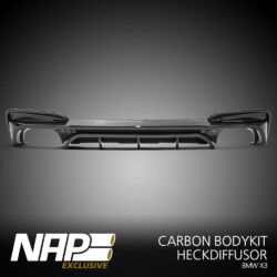 NAP Sportauspuff BMW X3 Exclusive carbon Heckdiffusor 01