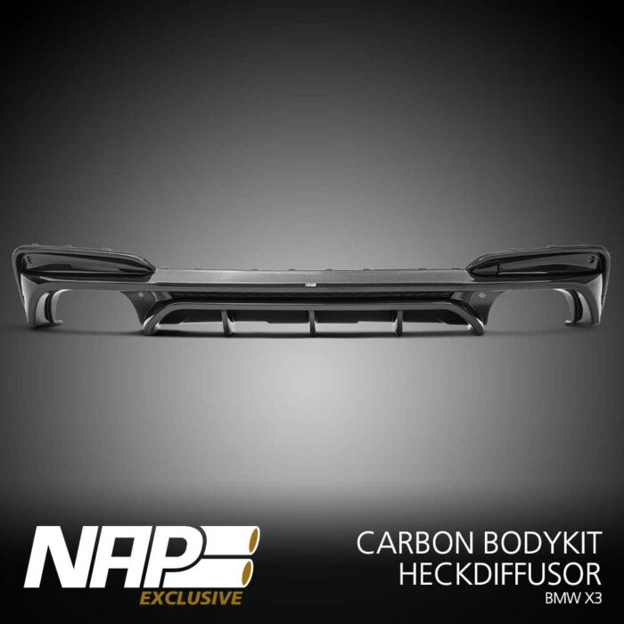 NAP Exclusive BMW X3 Carbon Bodykit Heckdiffusor