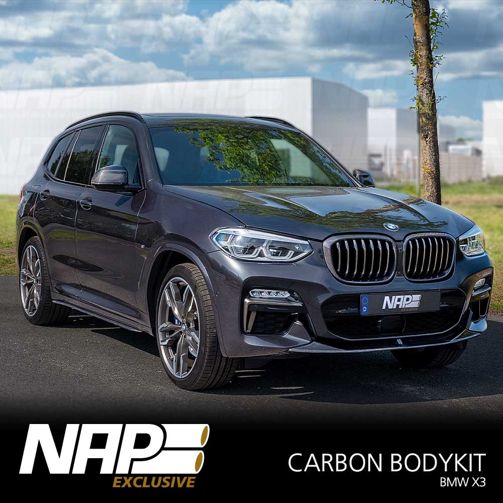 NAP Exclusive BMW X3, X4 Carbon Bodykit Seitenschweller