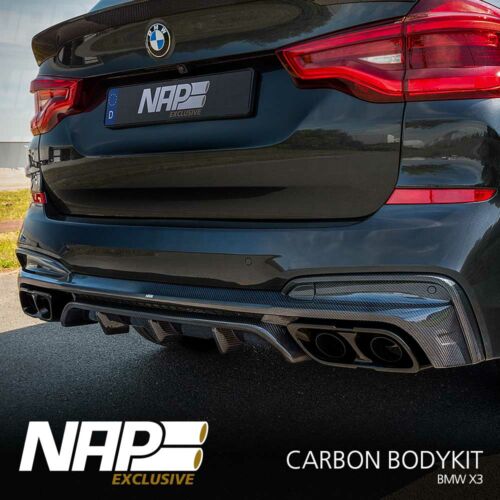 NAP Sportauspuff BMW X3 Exclusive carbon bodykit 06