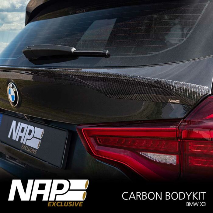 NAP Exclusive BMW X3 Carbon Bodykit Heckspoiler – Bild 3