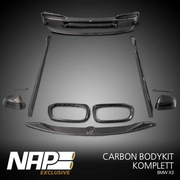 NAP Exclusive BMW X3 Carbon Bodykit komplett