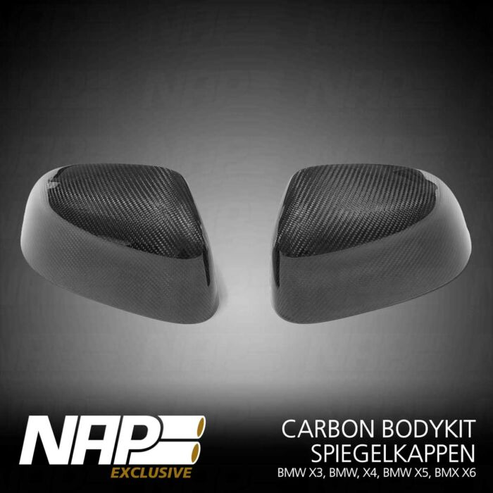 NAP Exclusive BMW X3,X4,X5,X6 Carbon Bodykit Spiegelkappen – Bild 2