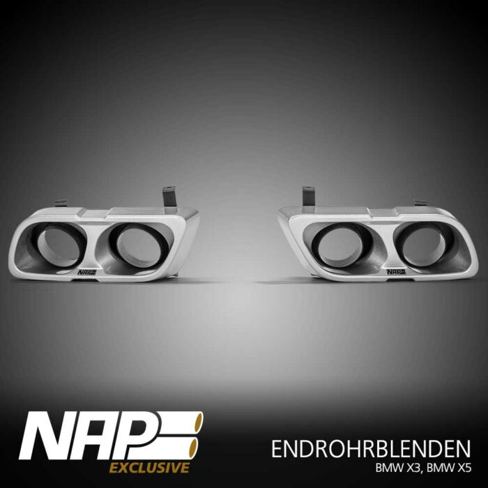 NAP Exclusive BMW X3, X5 Endrohrblenden – Bild 2