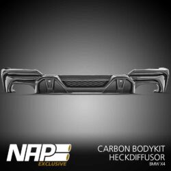 NAP Sportauspuff BMW X4 Exclusive carbon Heckdiffusor 01