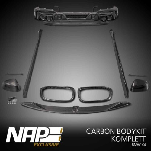 NAP Sportauspuff BMW X4 Exclusive carbon komplett 01
