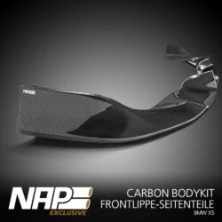 NAP Sportauspuff BMW X5 Exclusive carbon Frontlippe seite 02