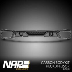 NAP Sportauspuff BMW X5 Exclusive carbon Heckdiffusor 01