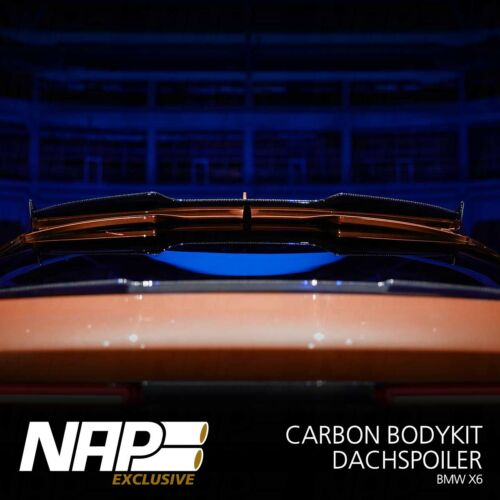 NAP Sportauspuff BMW X6 Exclusive carbon Dachspoiler 01