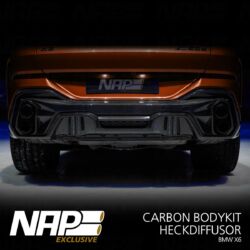 NAP Sportauspuff BMW X6 Exclusive carbon Heckdiffusor 01