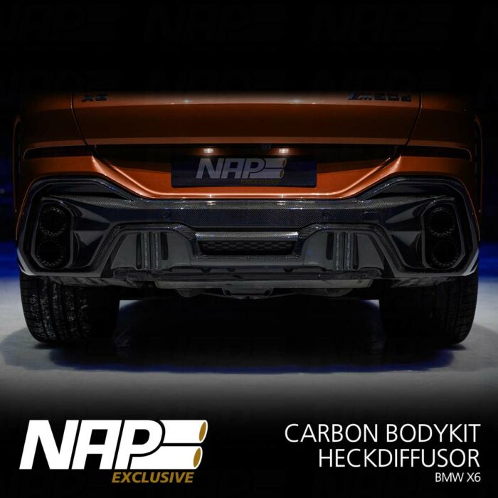 NAP Exclusive BMW X6 Carbon Bodykit Heckdiffusor