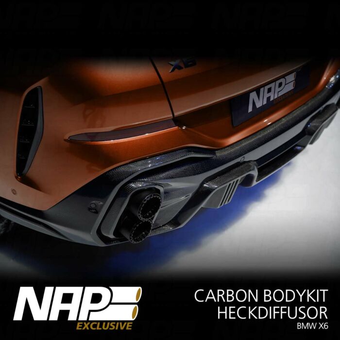 NAP Exclusive BMW X6 Carbon Bodykit Heckdiffusor – Bild 2