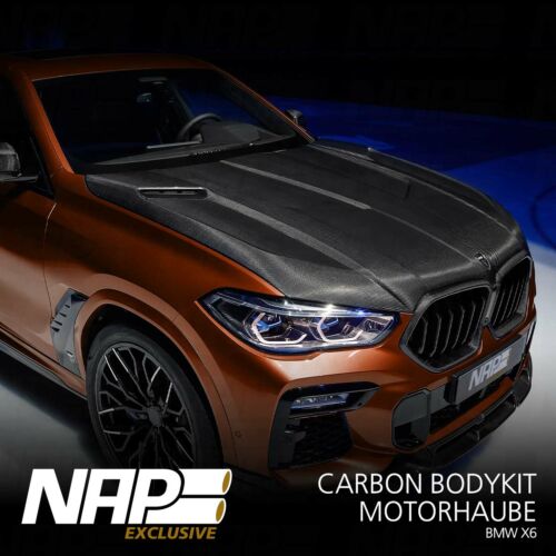 NAP Sportauspuff BMW X6 Exclusive carbon Motorhaube 01