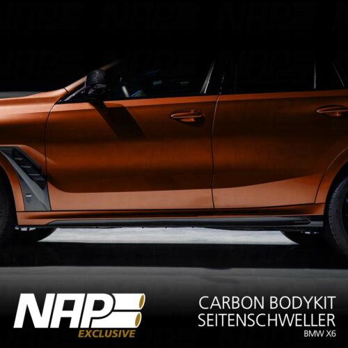 NAP Sportauspuff BMW X6 Exclusive carbon Seitenschweller 01