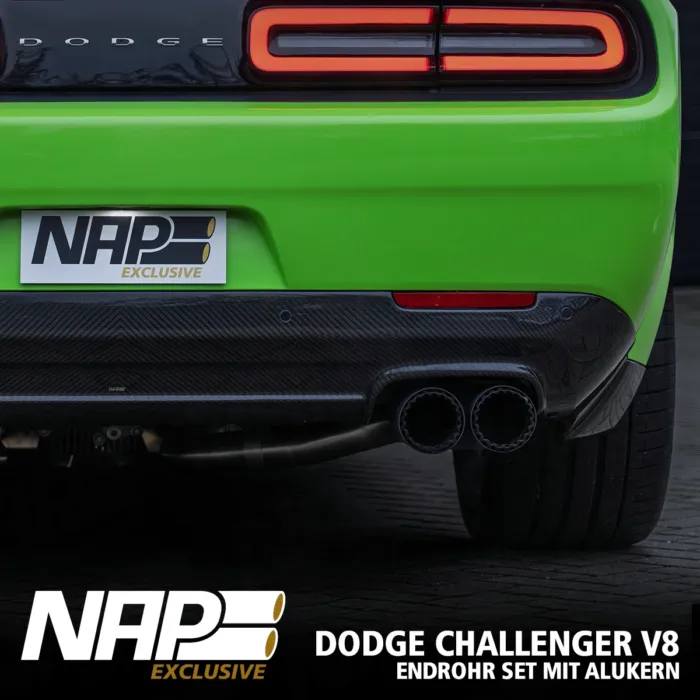NAP Exclusive Doppel Endrohr Set ⌀ 100 mm (4″) für Dodge Challenger V8 – Bild 4