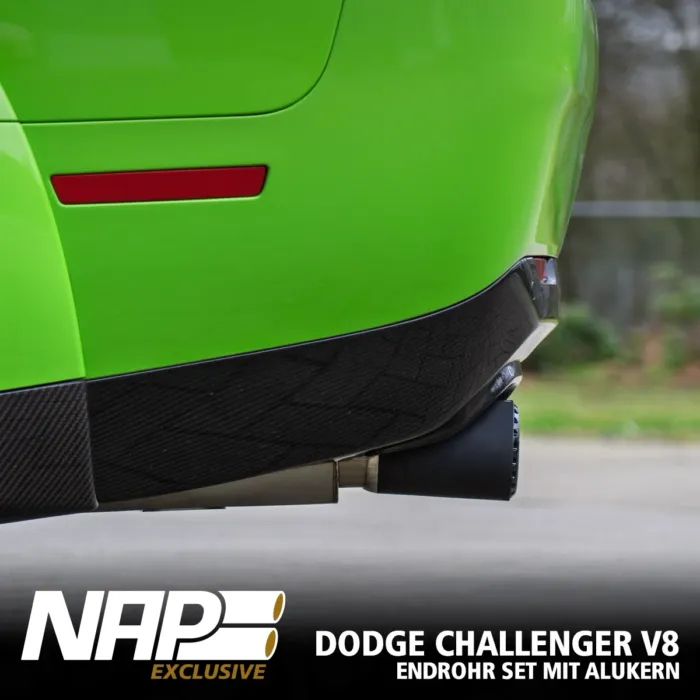 NAP Exclusive Doppel Endrohr Set ⌀ 100 mm (4″) für Dodge Challenger V8 – Bild 5