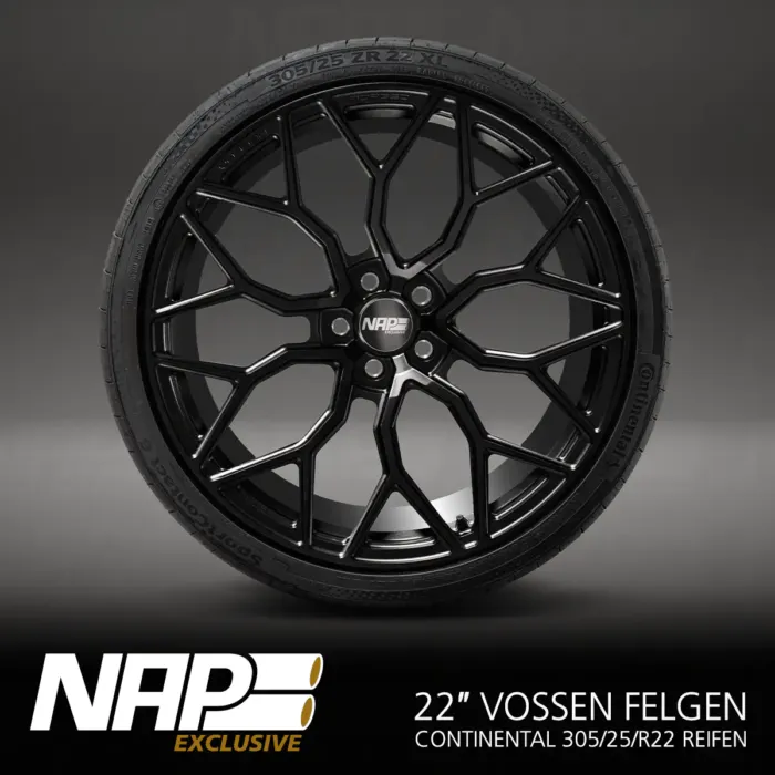 NAP Exclusive 22" Kompletträder-Set Vossen Monoblock | Dodge Charger & Challenger – Bild 2