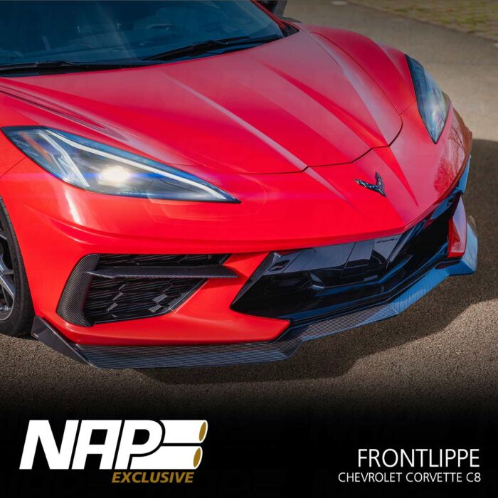 NAP Exclusive Chevrolet Corvette C8 Carbon Aero Kit Frontlippe – Bild 3