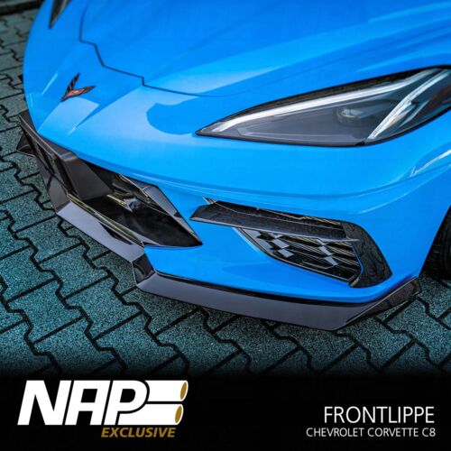 NAP Sportauspuff Chevrolet Corvette C8 Frontlippe black 01