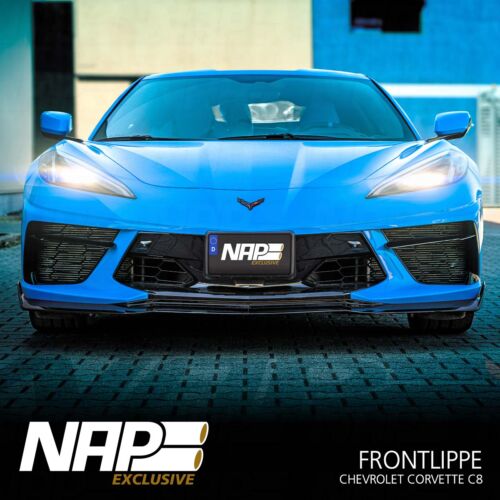 NAP Sportauspuff Chevrolet Corvette C8 Frontlippe black 03