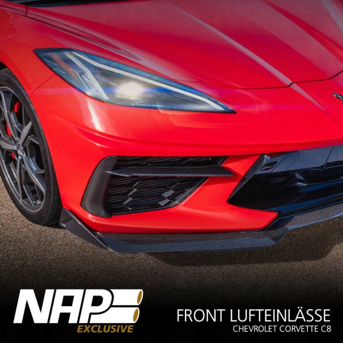 NAP Exclusive Chevrolet Corvette C8 Carbon Aero Kit Front Lufteinlässe – Bild 3
