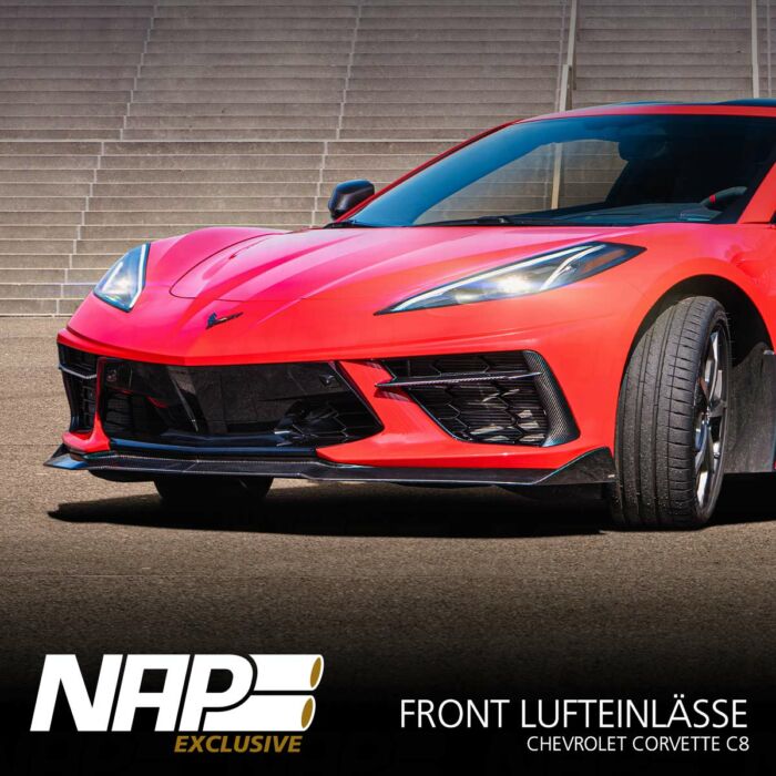 NAP Exclusive Chevrolet Corvette C8 Carbon Aero Kit Front Lufteinlässe – Bild 4