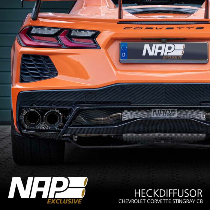 NAP Exclusive Chevrolet Corvette C8 Carbon Aero Kit Heckdiffusor – Bild 2