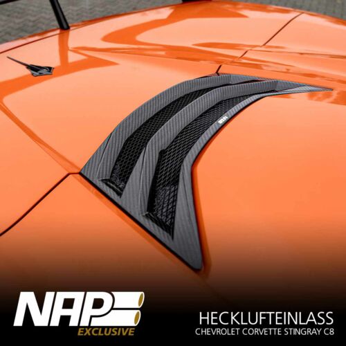 NAP Sportauspuff Chevrolet Corvette C8 Hecklufteinlass 01