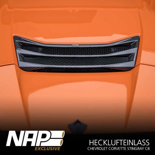 NAP Sportauspuff Chevrolet Corvette C8 Hecklufteinlass 02