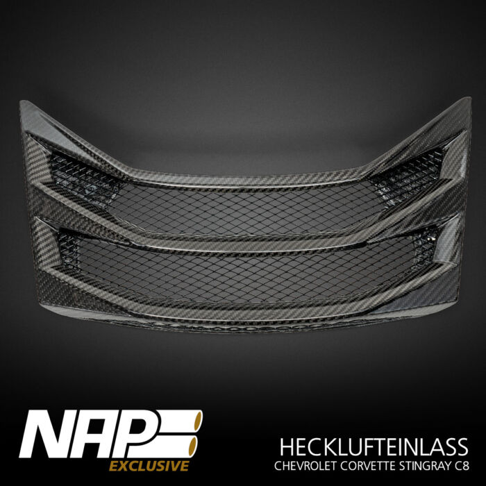 NAP Exclusive Chevrolet Corvette C8 Carbon Aero Kit Hecklufteinlass – Bild 3