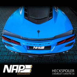 NAP Sportauspuff Chevrolet Corvette C8 Heckspoiler black 01