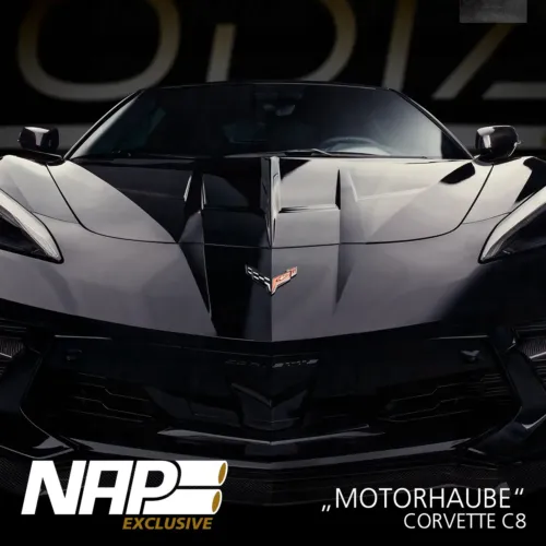 NAP Sportauspuff Chevrolet Corvette C8 Motorhaube Hood basalt 02