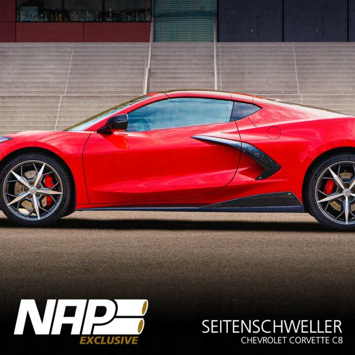 NAP Exclusive Chevrolet Corvette C8 Carbon Aero Kit Seitenschweller – Bild 3