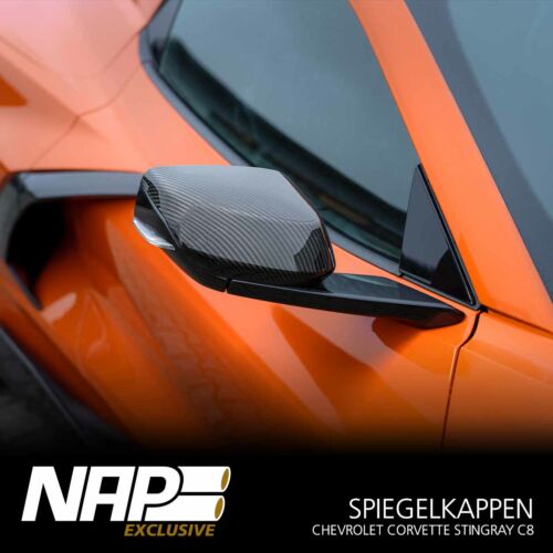 NAP Sportauspuff Chevrolet Corvette C8 Spiegelkappen 01