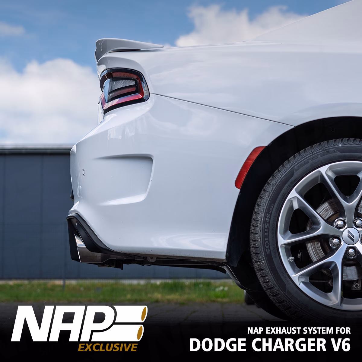 NAP Sportauspuff Dodge Charger V6 web 479 NAP Klappenauspuff 3-Zoll passend für Dodge Charger V6 Facelift (2015+) mit ECE-Zulassung – Bild 6
