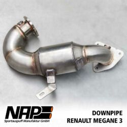 NAP Sportauspuff Downpipe Megane 3 1