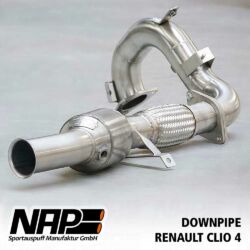 NAP Sportauspuff Downpipe Renault Clio 4 1