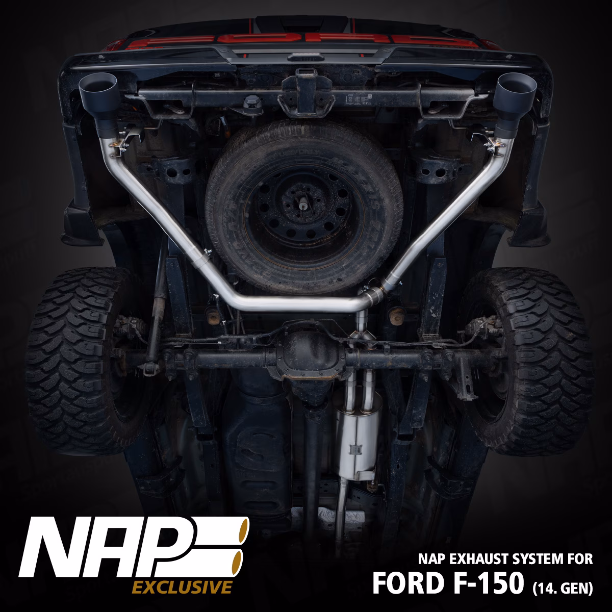 NAP Sportauspuff Ford F150 14gen 245 NAP Klappenauspuff passend für Ford F-150 (14. Gen.)