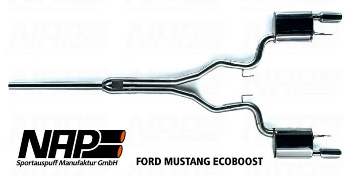 NAP Klappenauspuff Ford Mustang 2015 EcoBoost – Bild 2