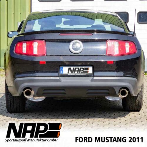 NAP Sportauspuff Ford Mustang2011 hinten2