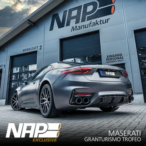 NAP Sportauspuff Maserati GranTurismo Trofeo h2