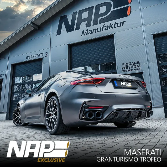 NAP Exclusive Klappenauspuff Maserati GranTurismo Trofeo/Modena – Bild 3