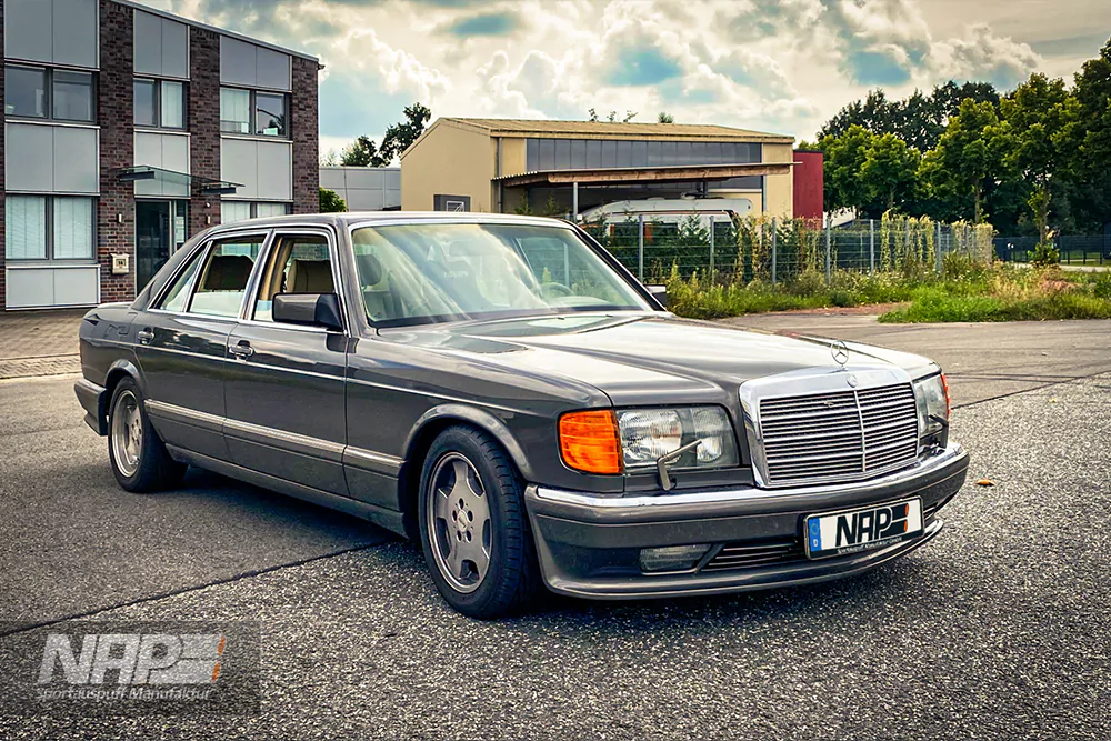 NAP Sportauspuff Mercedes Benz 560 SEL W126 3