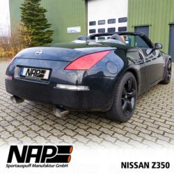 Nissan 370Z Klappenauspuff - Berend GmbH